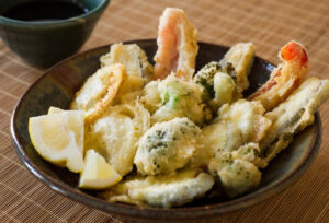 Món tempura rau