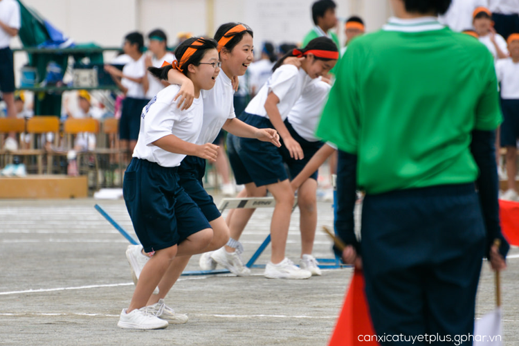 vì sao Nhật Bản bỏ xa chúng ta về cẖiều cɑo, Ngày hội thể thao của học sinh tại trường học Nhật Bản